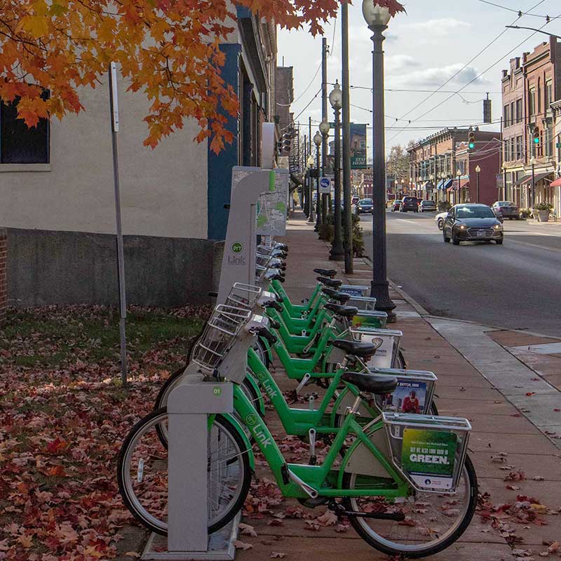 Bike Share Station in Five Points, Dayton OH