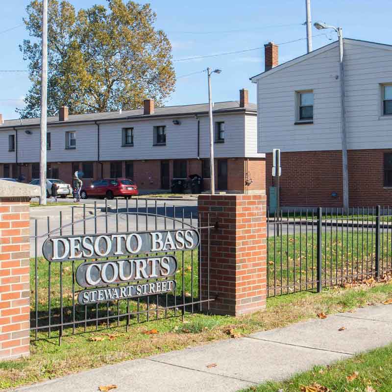 DeSoto Bass Courts apartments, Dayton OH