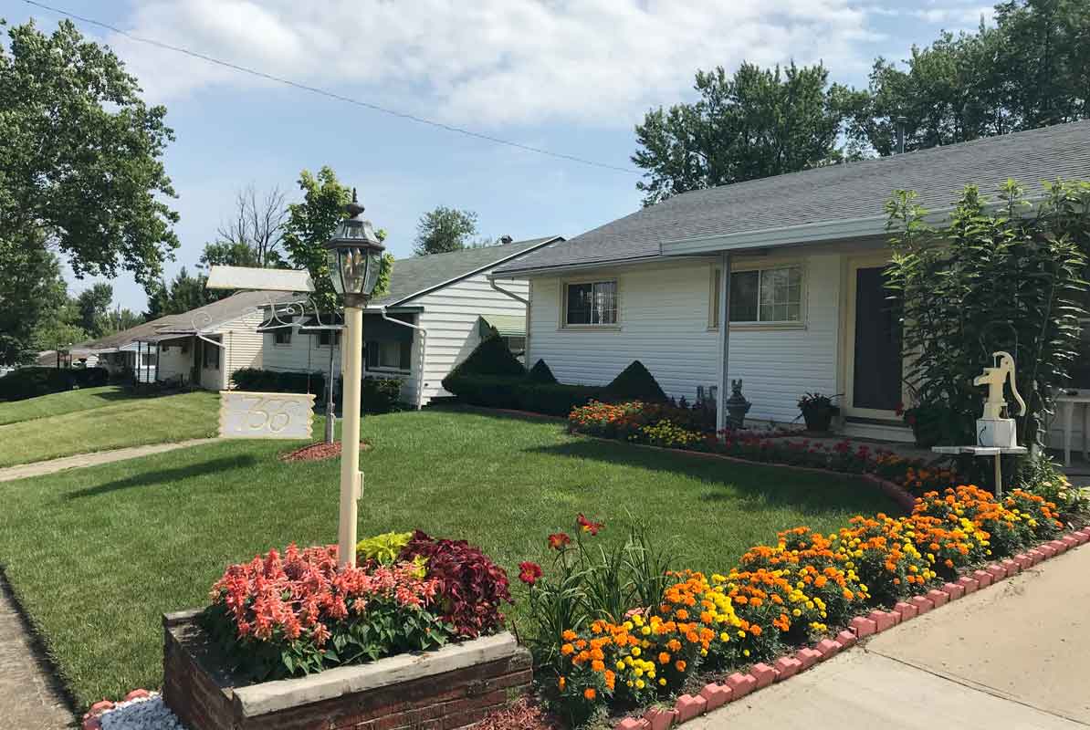 homes in Pineview neighborhood, Dayton OH