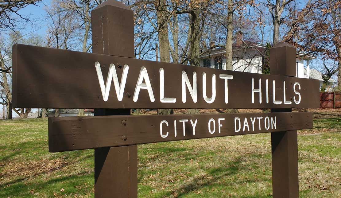 Walnut Hills sign, Dayton OH